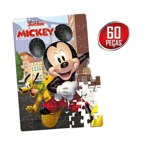 Quebra-Cabeça 60 Peças Mickey Mouse - Toyster