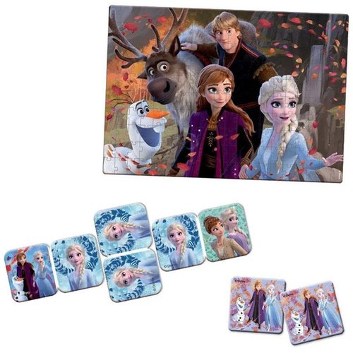 Super Kit 3 Jogos em 1 Frozen 2 - Toyster