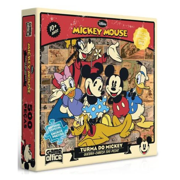 Quebra-Cabeça 500 Peças A Turma do Mickey - Toyster