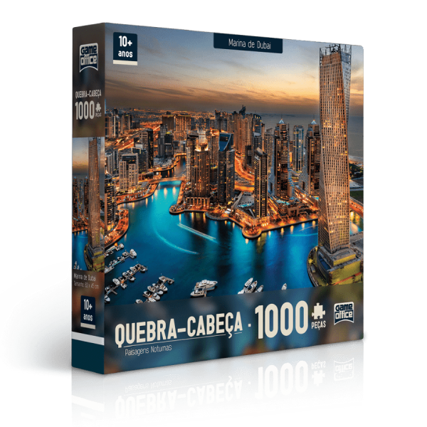 Quebra-Cabeça 1000 Peças Paisagens Noturnas - Toyster