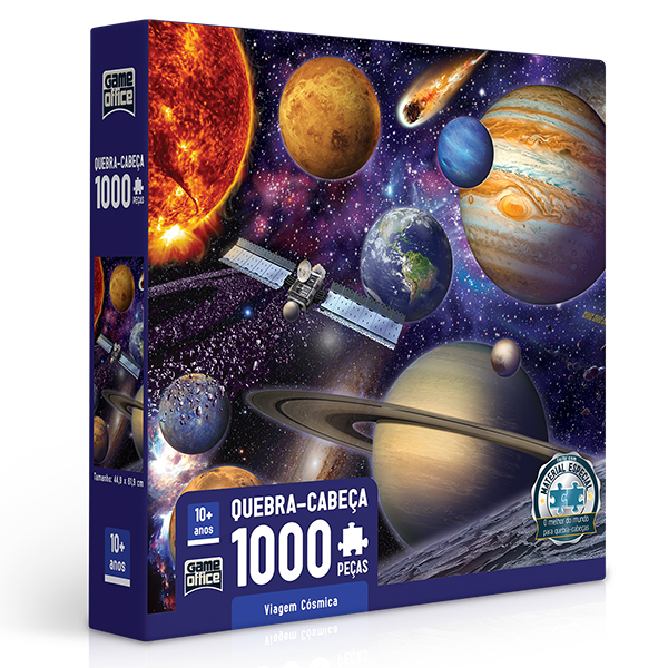 Quebra-Cabeça 1000 Peças Viagem Cósmica - Toyster
