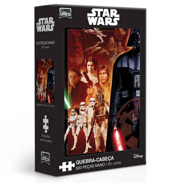Quebra-Cabeça 500 Peças Nano Star Wars Ep. IV, V e VI - Toyster