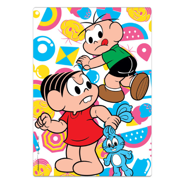 Quebra-Cabeça 60 Peças Turma da Mônica - Mônica e Cebolinha - Toyster