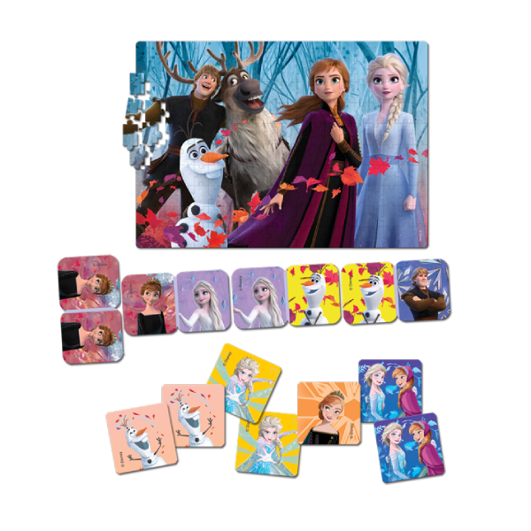 Super Kit Jogos 3 em 1 Frozen - Toyster