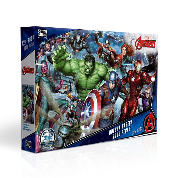 Quebra-Cabeça 2000 Peças Os Vingadores - Toyster