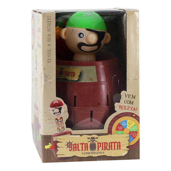 Jogo Pula Salta Pirata Com Roleta - Unik - Verde