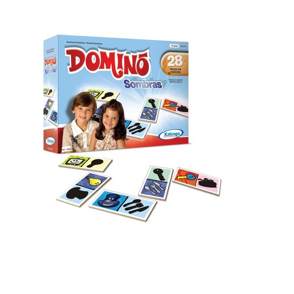 Dominó Sombras 28 Peças - Xalingo