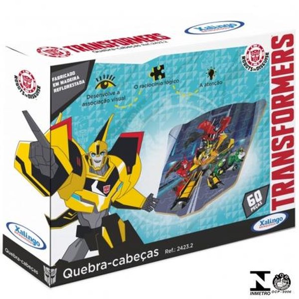 Quebra-Cabeça Monta Figuras Transformers 24 Peças - Xalingo