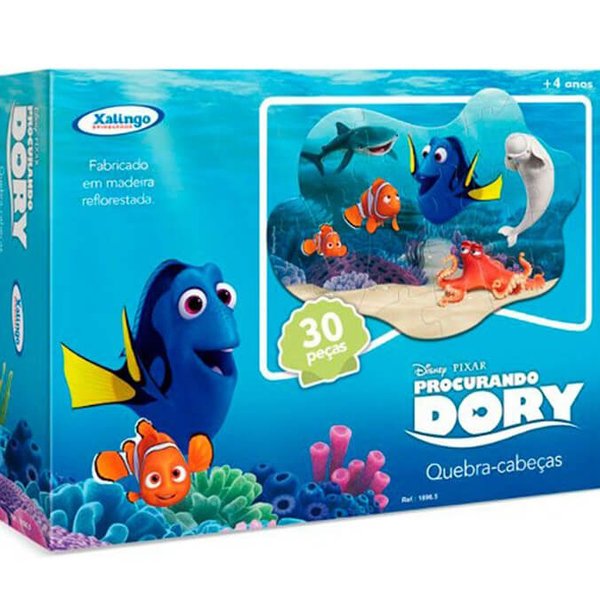 Quebra-Cabeça Procurando Dory Disney 30 Peças - Xalingo