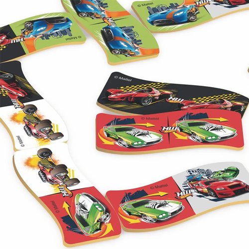 Dominó Hot Wheels 28 Peças - Xalingo