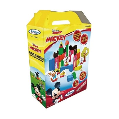Blocos de Montar Mickey Mouse 71 Peças - Xalingo