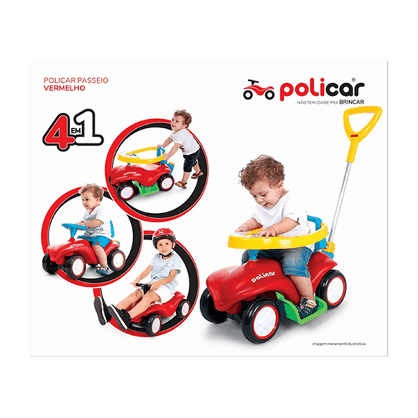 Quadriciclo Infantil De Passeio Policar - Poliplac