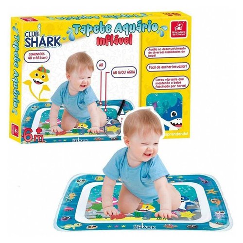 Tapete Aquário Inflável Club Shark - Brincadeira de Criança