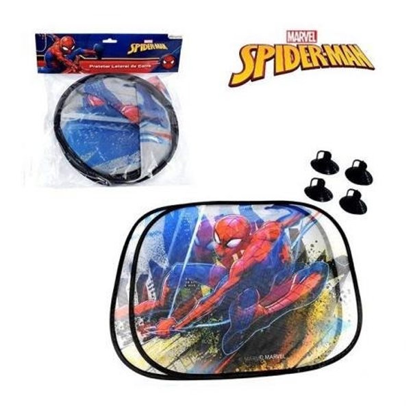 Protetor Solar Lateral de Carro com Ventosa Homem Aranha - ETITOYS