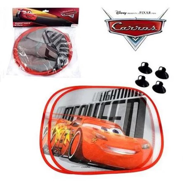 Protetor Solar Lateral de Carro com Ventosa Carros - ETITOYS