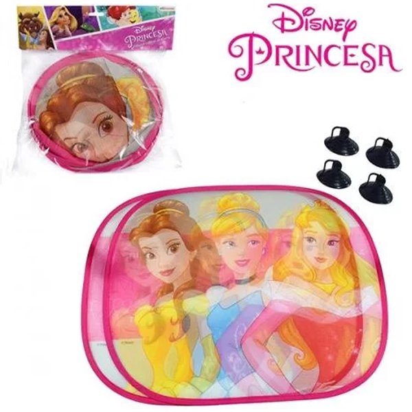 Protetor Solar de Carro c Ventosa Princesas Disney - ETITOYS