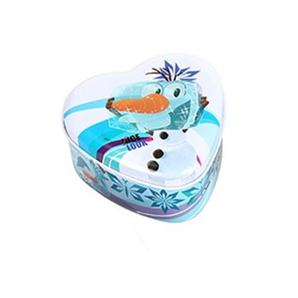 Porta Joia Lata Frozen - ETITOYS - Branco e azul
