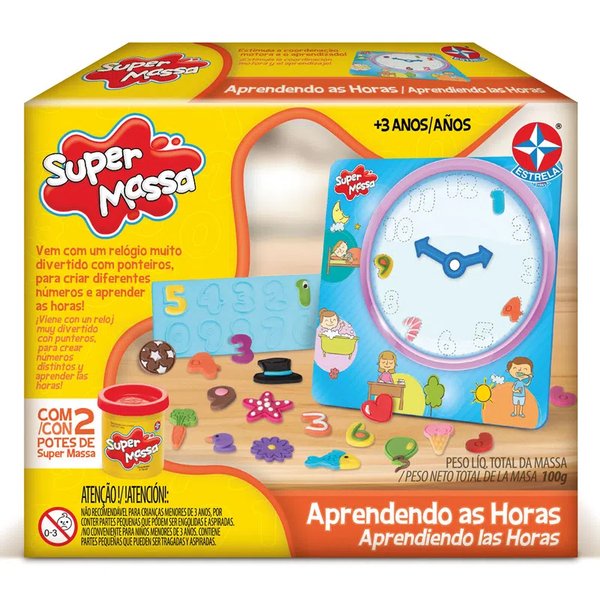 Super Massa Aprendendo as Horas - Estrela