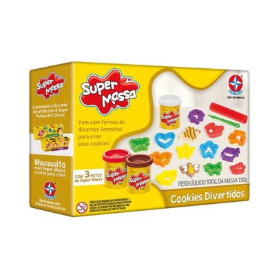 Super Massa Cookies Divertidos - Estrela