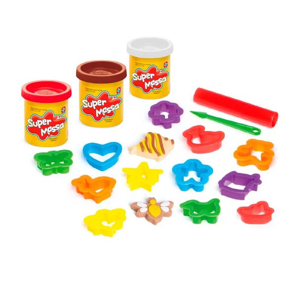 Super Massa Cookies Divertidos - Estrela