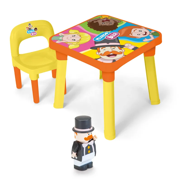 Mesa Infantil com Cadeira Mundo Bita - Monte Líbano