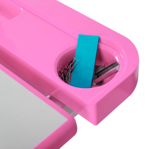 Conjunto Mesa e Cadeira Infantil com Ajuste de Altura Rosa - Pcyes