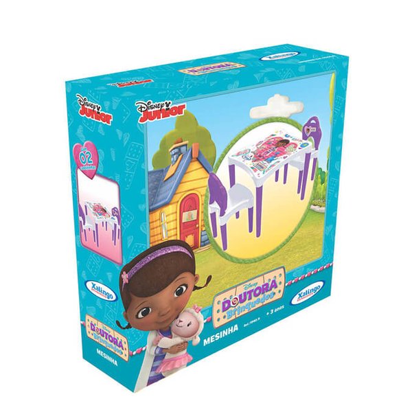 Mesinha Com Cadeira Dra. Brinquedos Disney - Xalingo