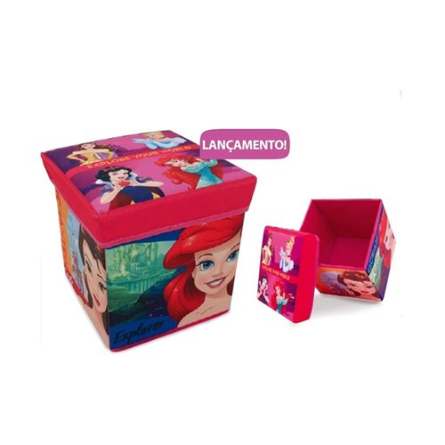Porta-Objetos Banquinho Princesas Disney - Zippy Toys