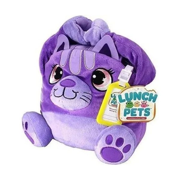 Lancheira Térmica Pets de Pelúcia - DTC - Roxo