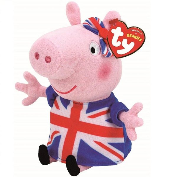 Pelúcia Union Jack Peppa Pig - DTC