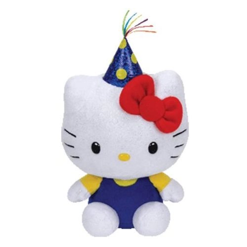 Pelúcia Beanie Babies Birthday Hello Kitty  - DTC