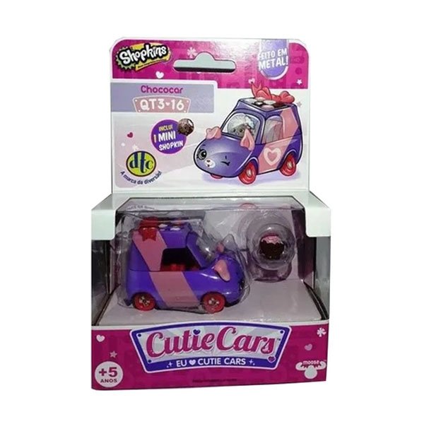 Carrinho Miniatura Shopkins Cutie Cars Chococar - DTC