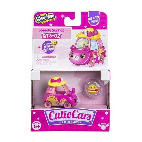 Carrinho Miniatura Shopkins Cutie Cars Chapecar - DTC
