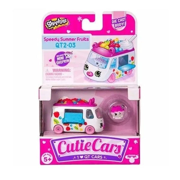 Carrinho Miniatura Shopkins Cutie Cars Rapifruta Frozens - DTC