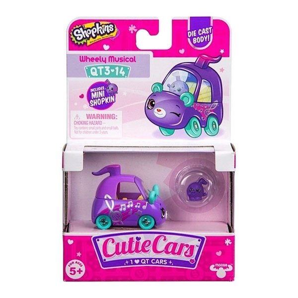 Carrinho Miniatura Shopkins Cutie Cars Suzy Sonzeira - DTC