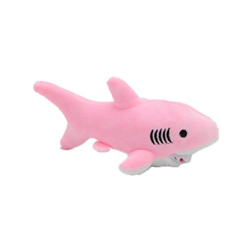 Pelúcia Tubarão Pequeno - Rei Pets - Rosa