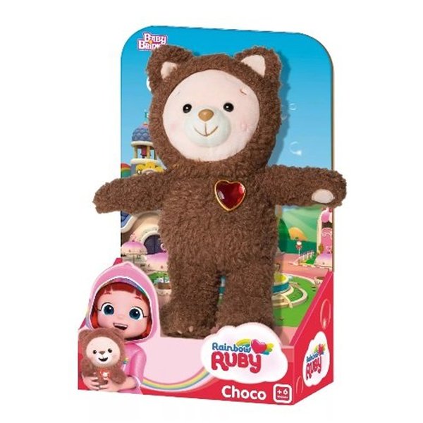 Boneco Choco Pelúcia Rainbow Ruby 26cm - Rosita