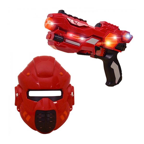 Lançador Espacial Hora da Disputa com Máscara - Unik - Vermelho