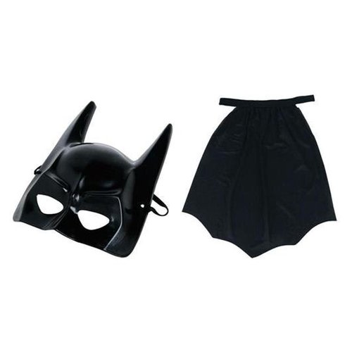 Máscara e Capa Preta do Batman - Rosita