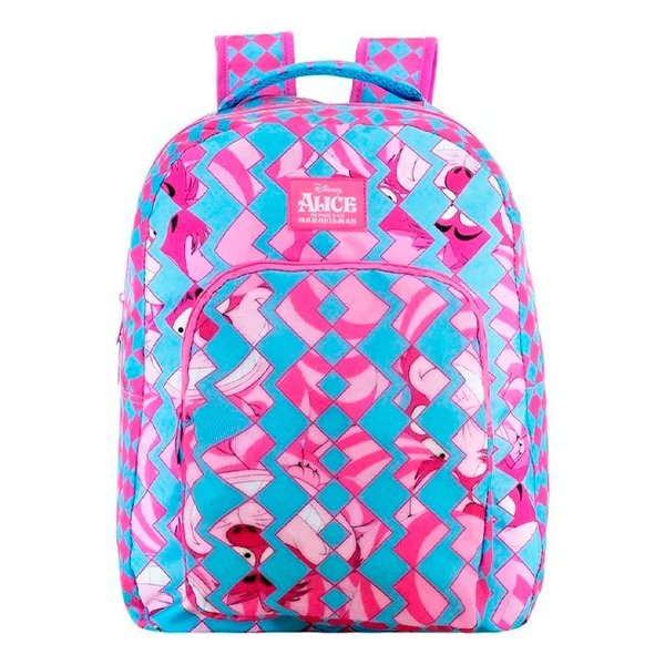 Mochila Alice no País das Maravilhas Rosa T2 - Xeryus