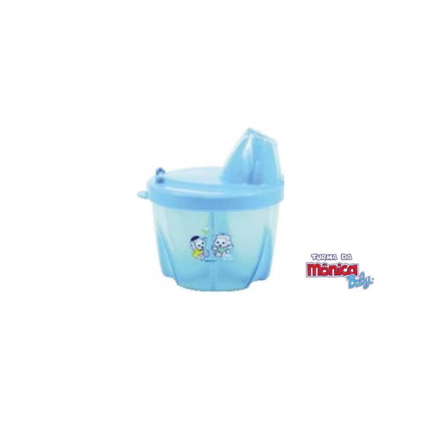 Porta-Leite Em Pó Dosador 3 Divisórias Turma Da Mônica Baby - Kitstar - Azul