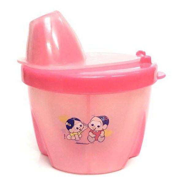 Porta-Leite Em Pó Dosador 3 Divisórias Turma Da Mônica Baby - Kitstar - Rosa
