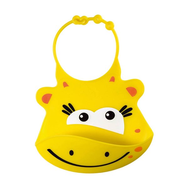 Babador De Silicone Com Coletor De Migalhas Girafa - Multikids