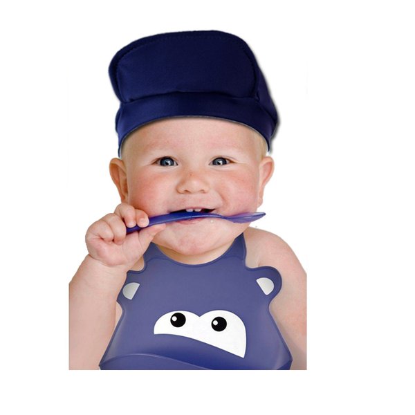 Babador De Silicone Com Coletor De Migalhas Hipopótamo - Multikids