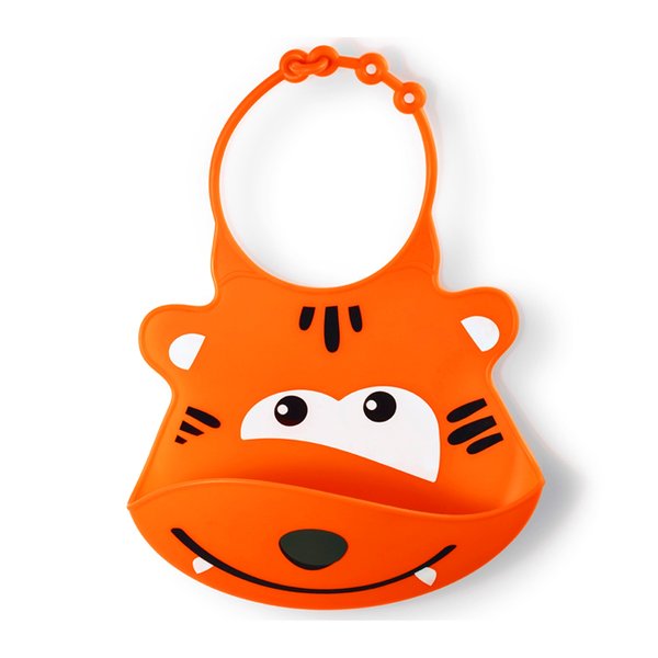 Babador De Silicone Com Coletor De Migalhas Tigre - Multikids