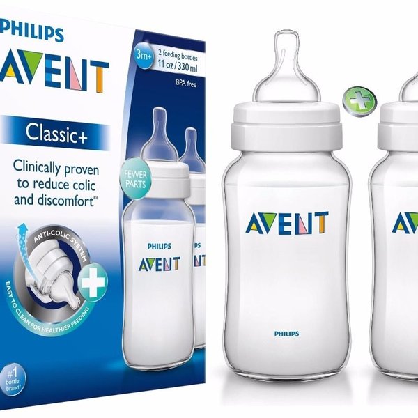 Kit Mamadeira Classic+ 330ml Com 2 Unidades - Philips Avent