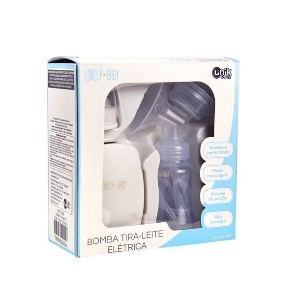 Bomba Tira Leite Elétrica Lovely Baby 150 ml - Unik