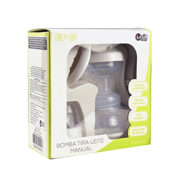 Bomba Tira Leite Manual Lovely Baby 150 ml - Unik
