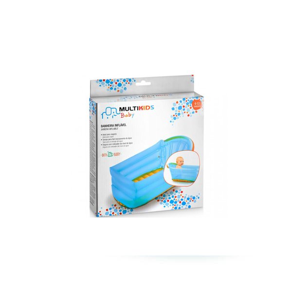 Banheira Inflável Bath Buddy - Multikids - Azul