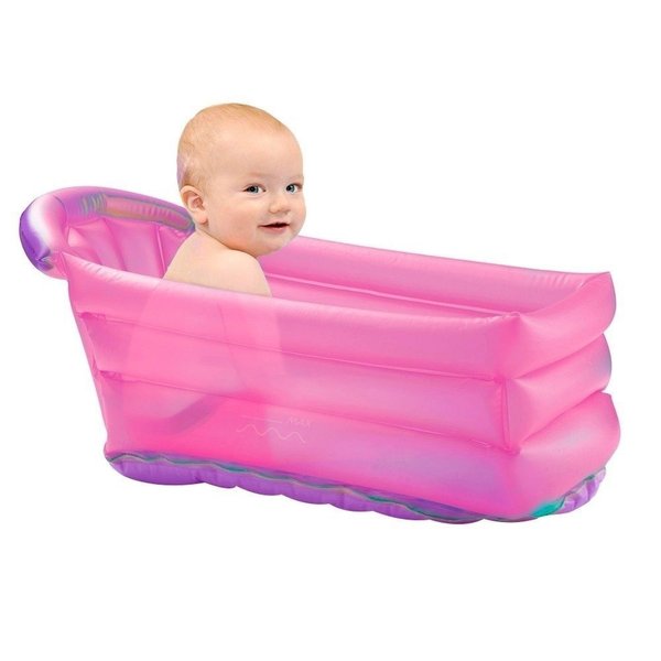 Banheira Inflável Bath Buddy - Multikids - Rosa